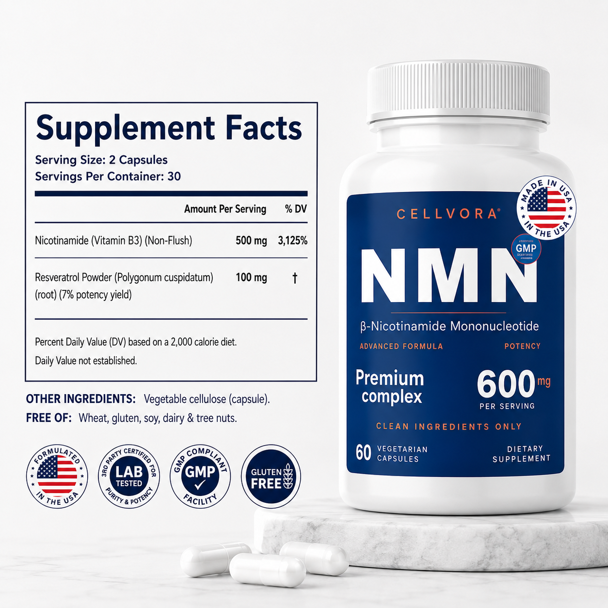 CELLVORA® NMN Premium Complex